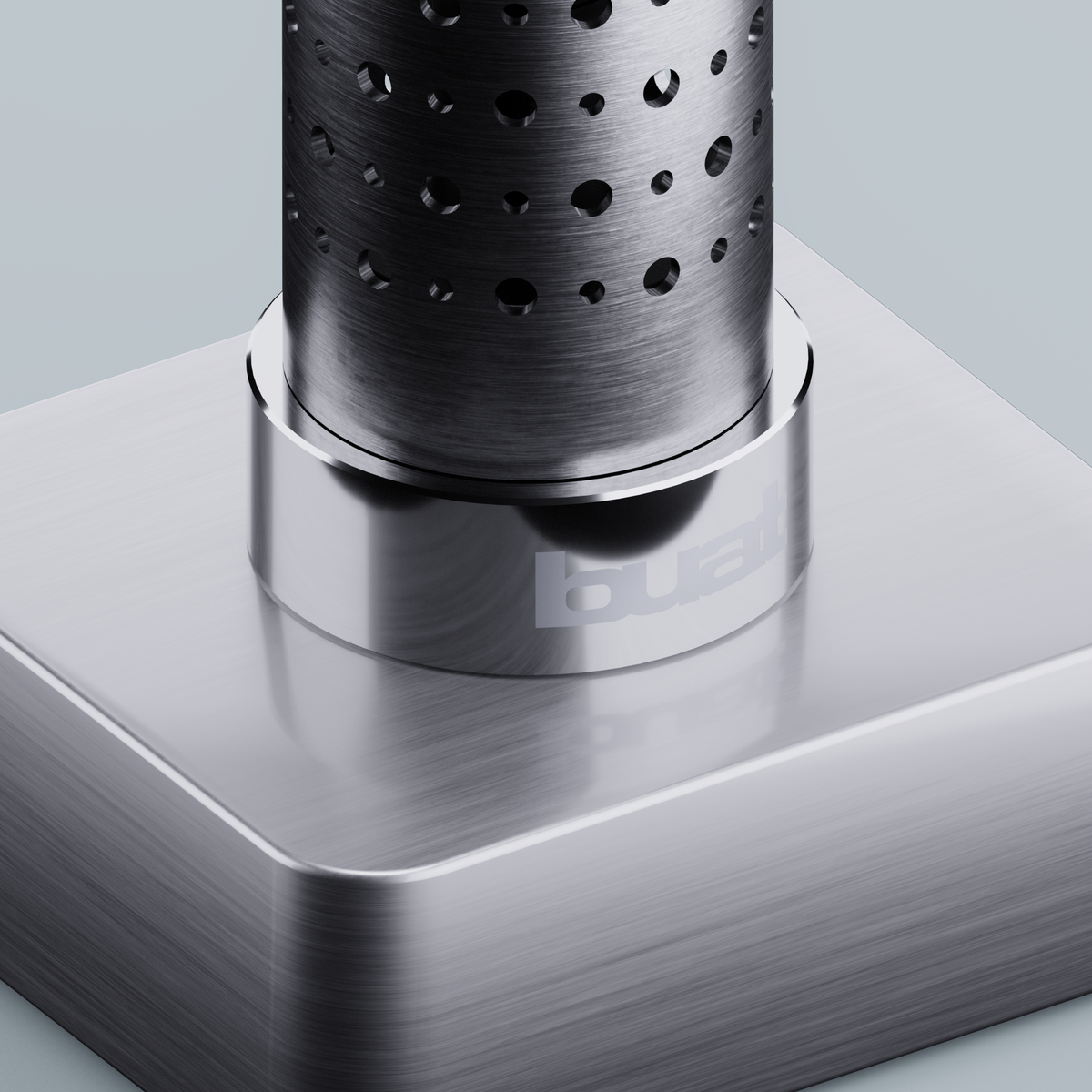 LUS | Oil Lamp & Candleholder - dots, steel